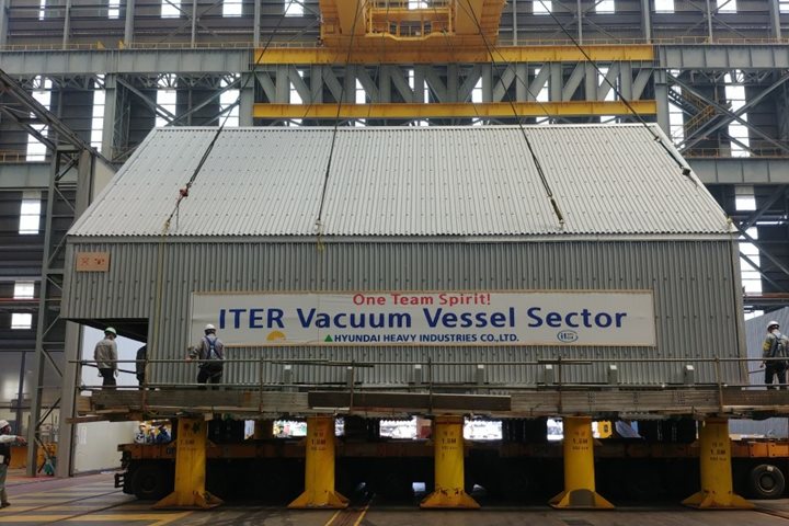 Korea completes second vacuum vessel sector